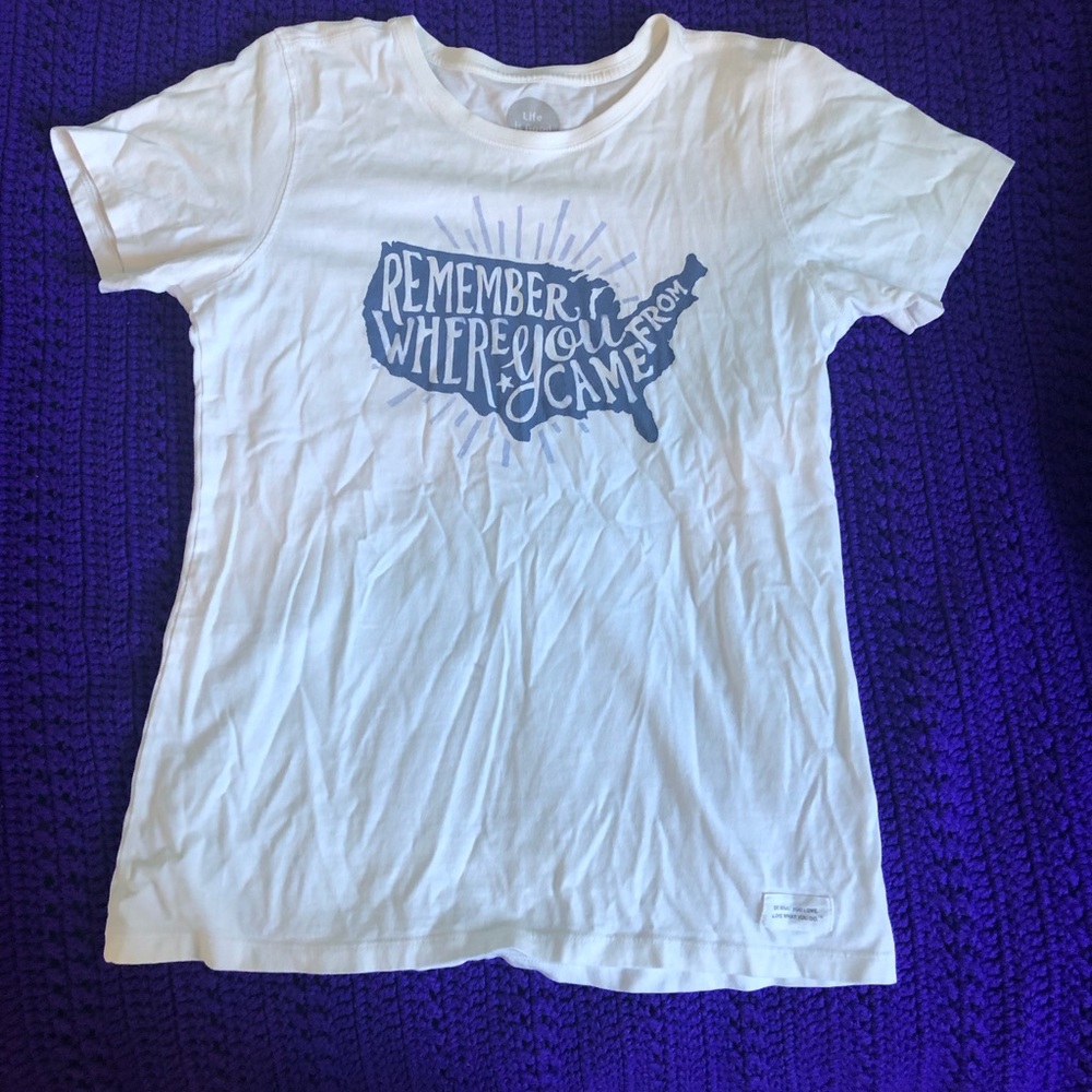 Life is good graphic tee